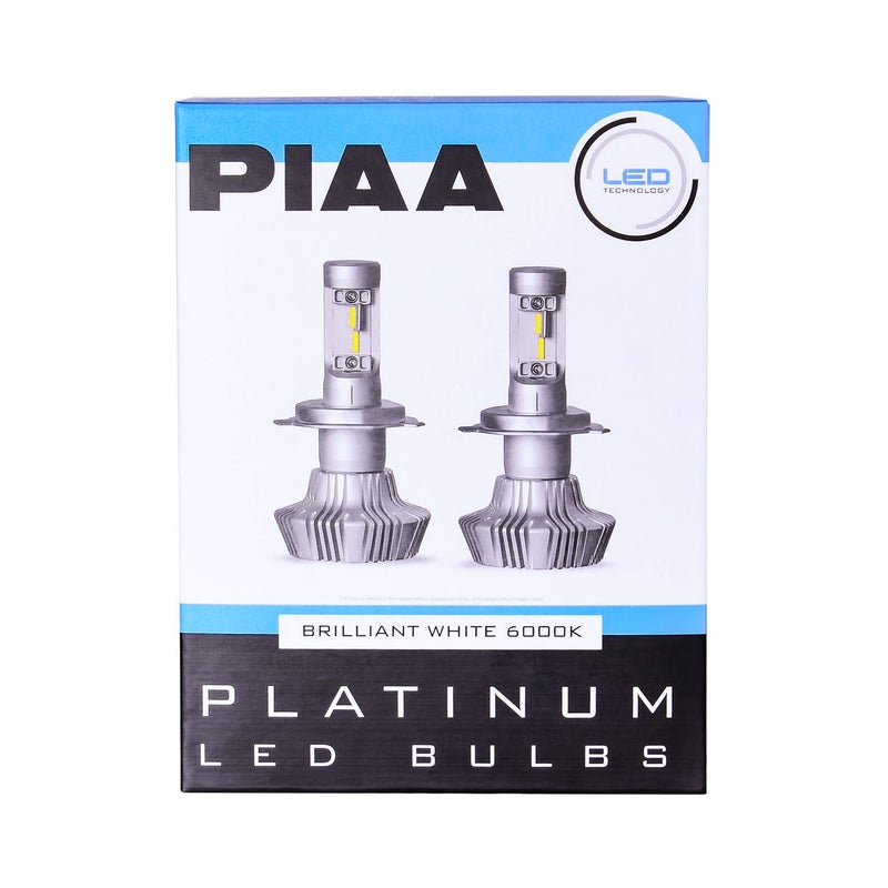 Piaa 26-17395 White 9005 Platinum LED Bulb, 2 Pack (6000K 9005 (HB3) 4000Lm, 6000K, 25W) - Image 3